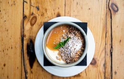 A dessert served at Azzurro